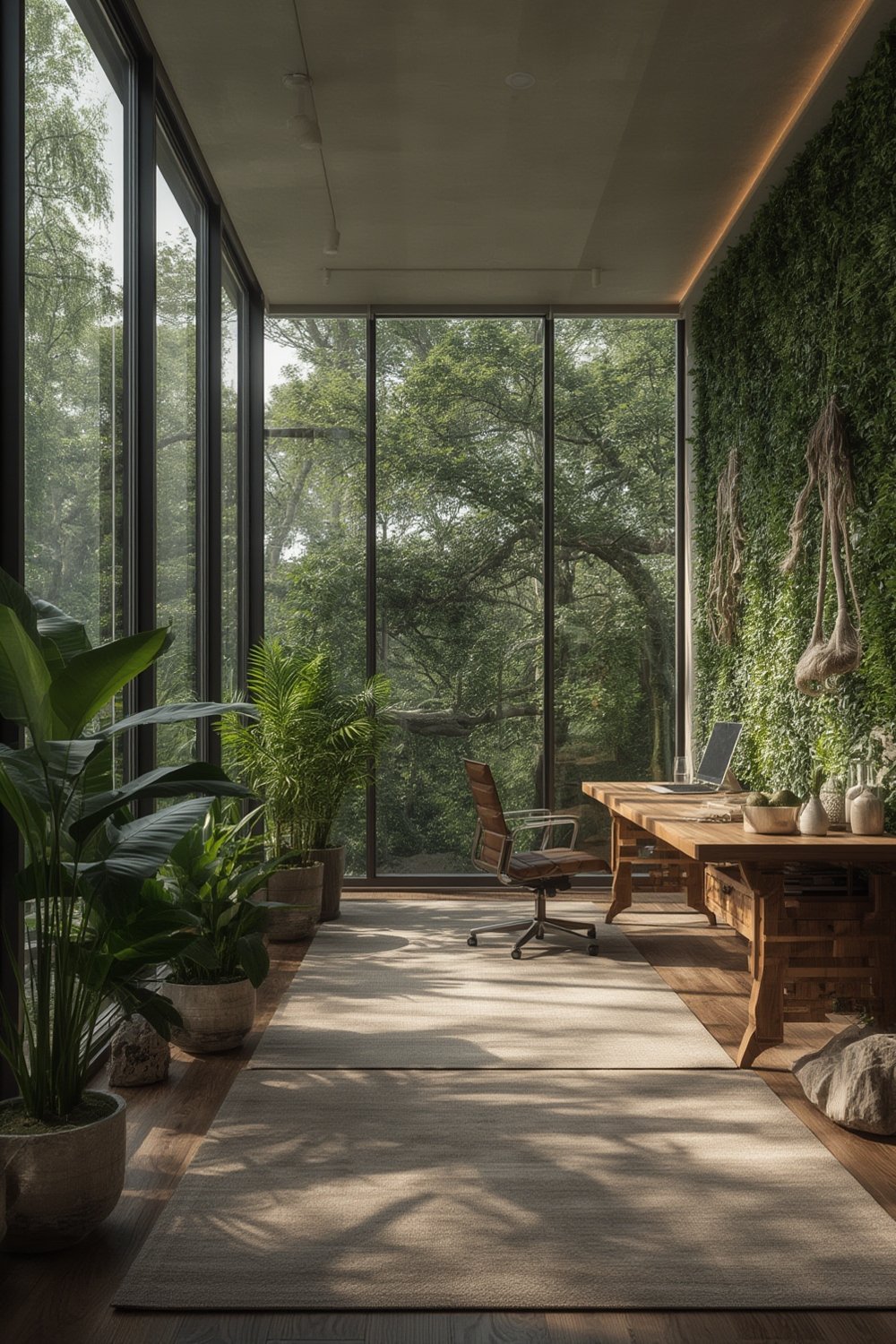 Biophilic Home Office Design - Illustration 1