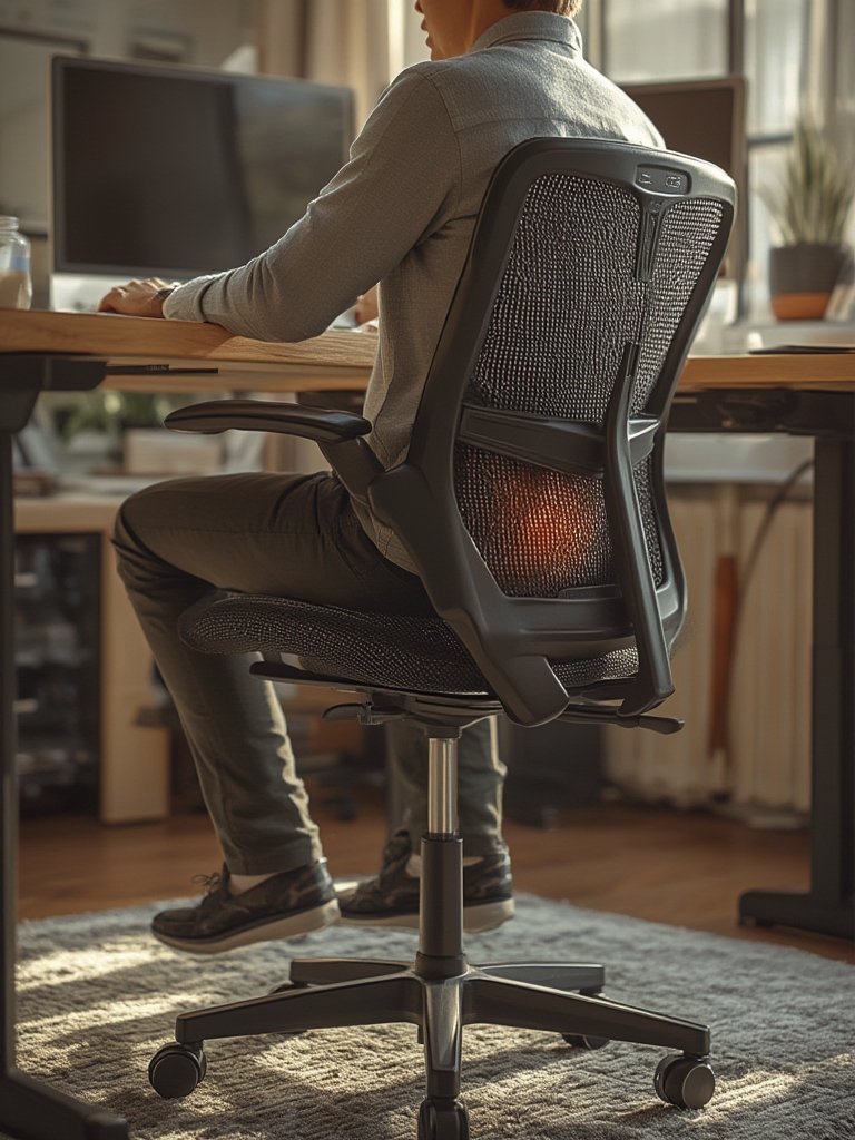 Drafting Chair in action