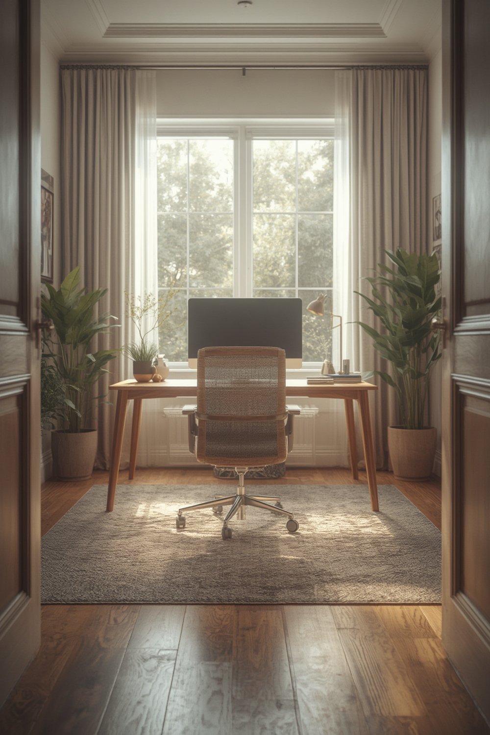 Ergonomic Kneeling Chair - Illustration 1