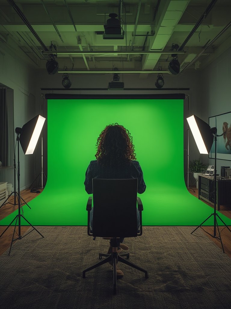 Green Screen Home Office - Illustration 3