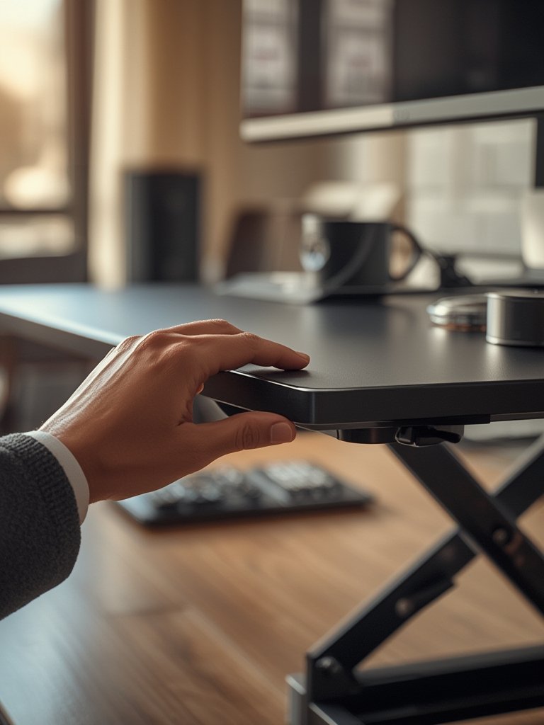 Motorized Desk Converter - Illustration 2