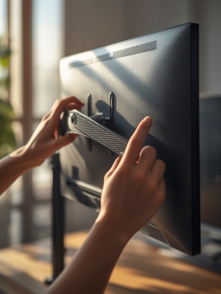 Vertical Monitor Setup Portrait - Illustration 2