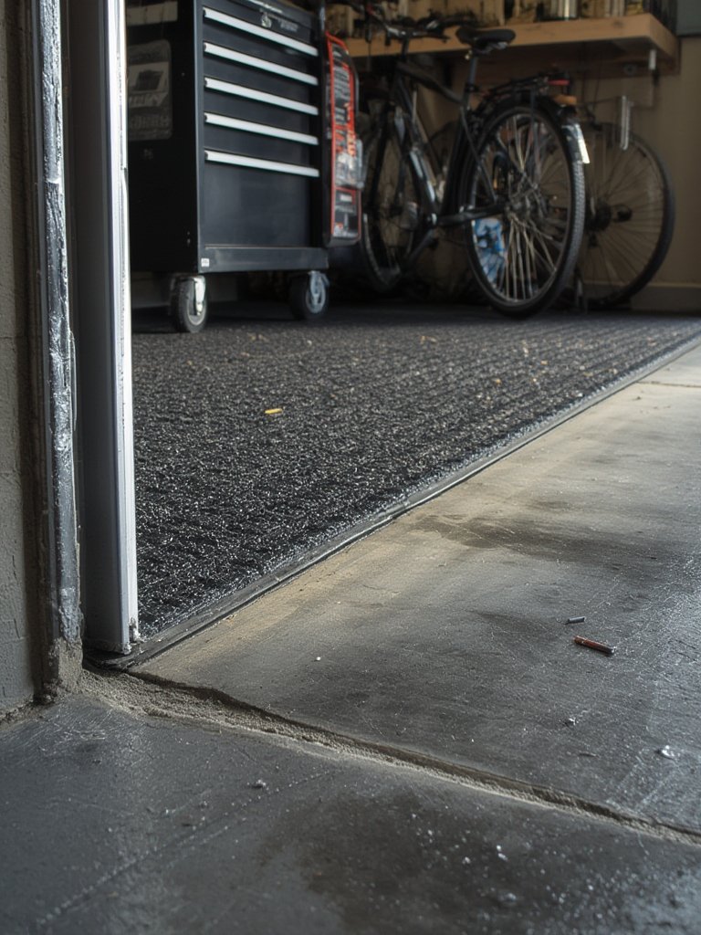 rubber mat in action