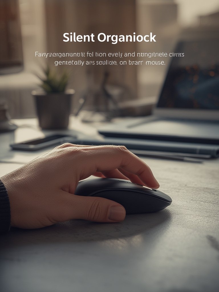 wireless mouse in action